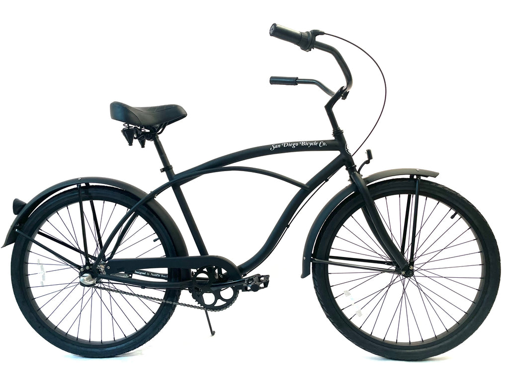 Men's Speed Garnet Matte Black Beach Cruiser – San Diego