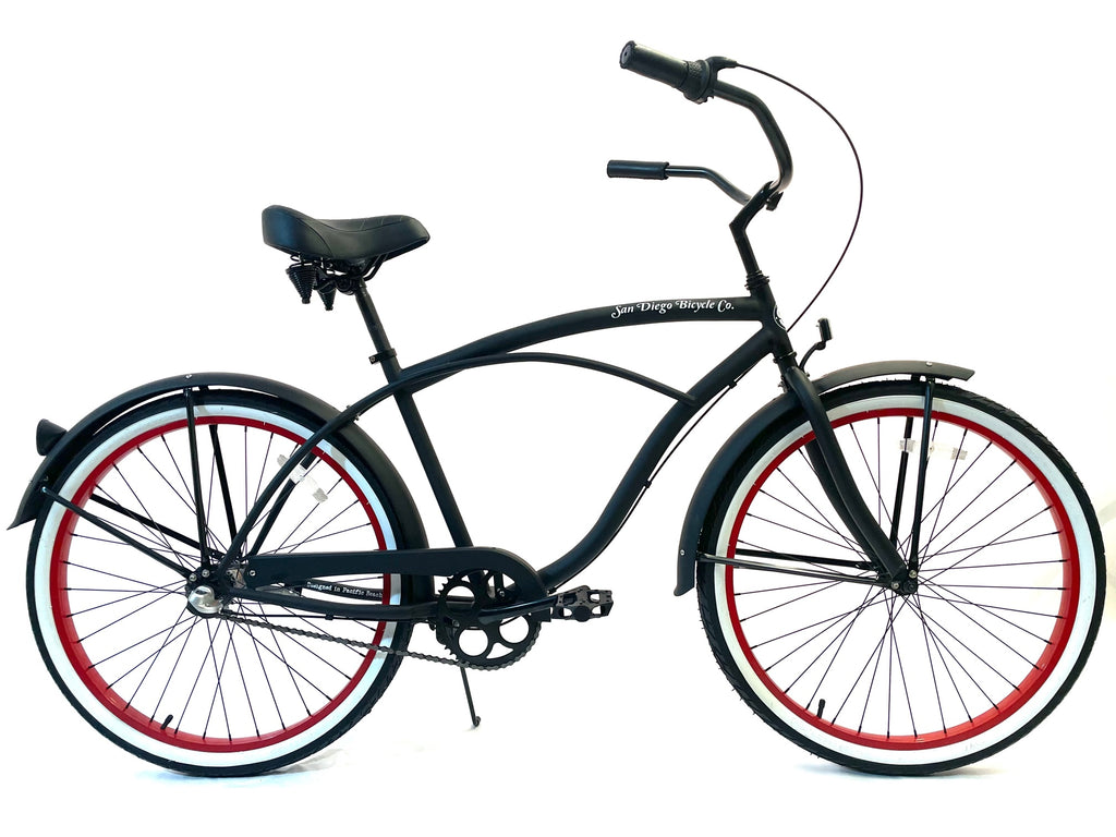 Matte black beach clearance cruiser