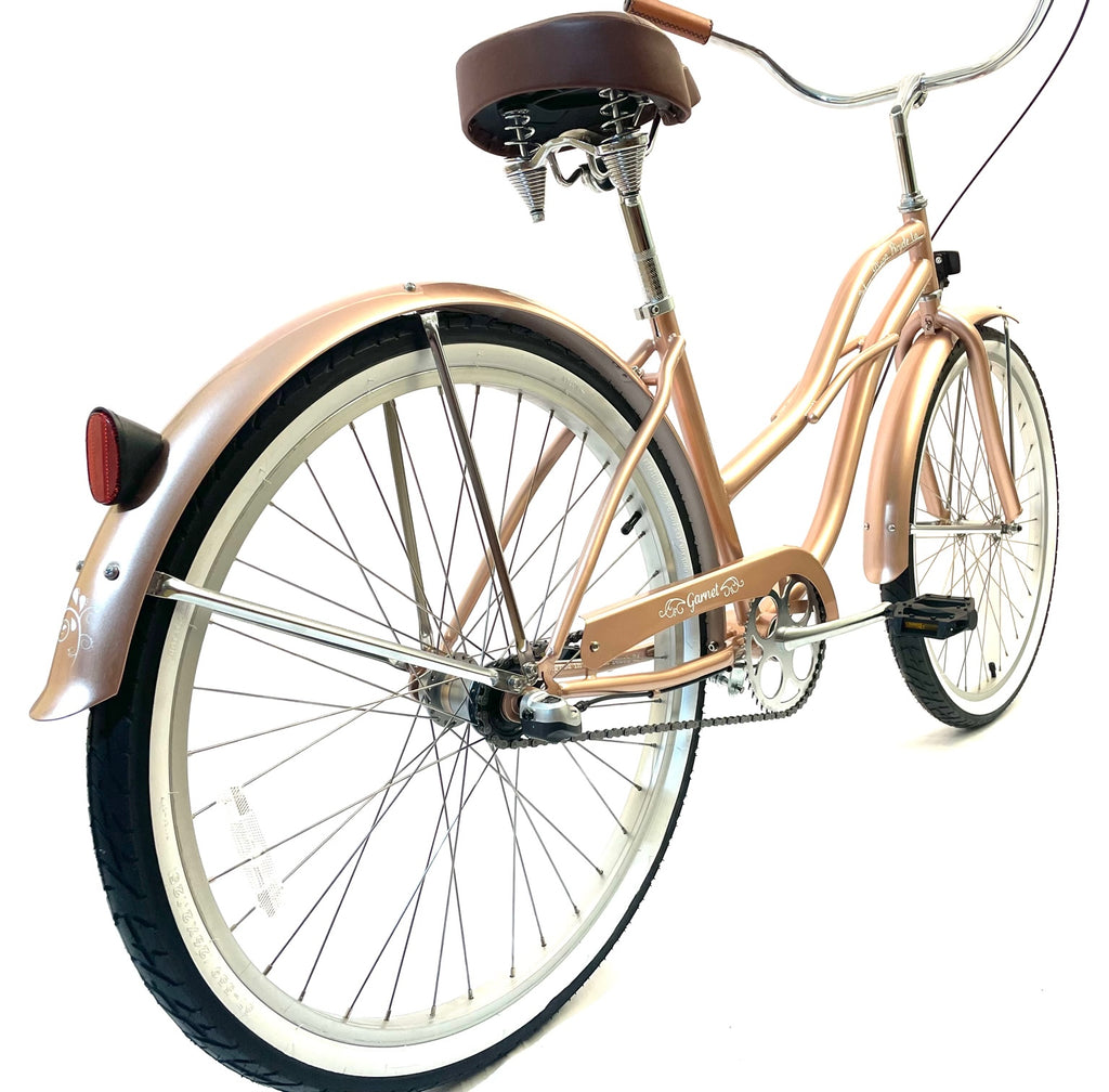 Women's cruiser bike rose hot sale gold