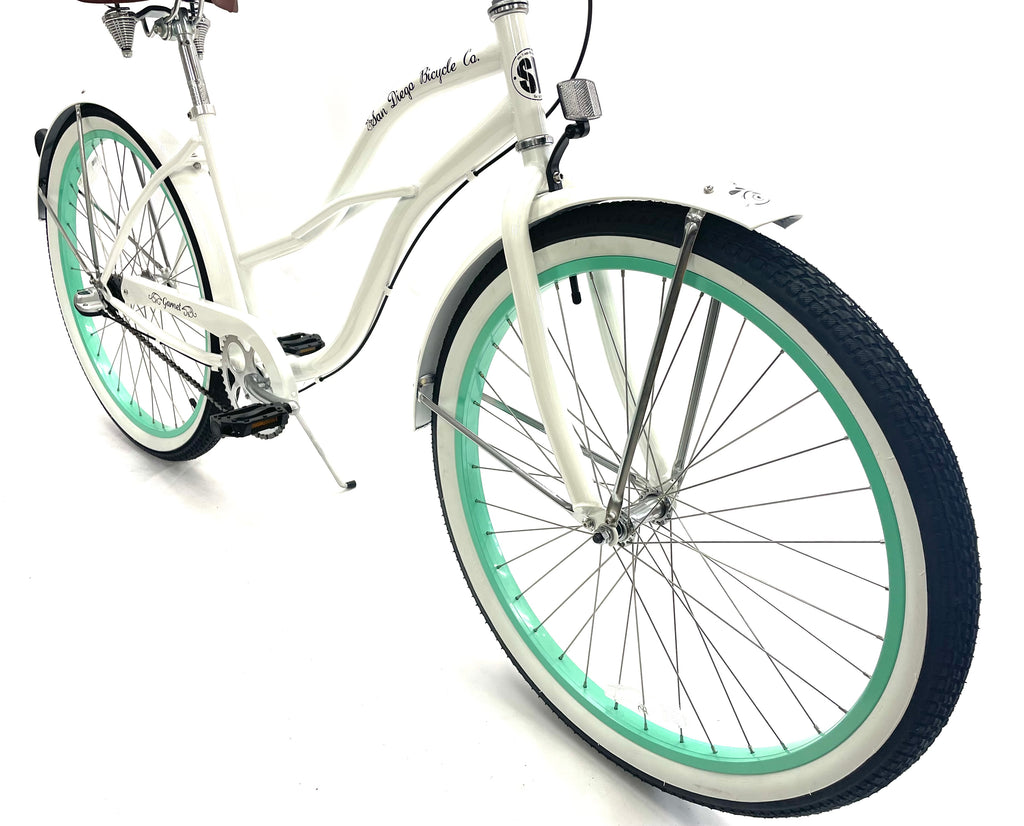 Women's 3 Speed Garnet - Pearl White - Beach Cruiser SELECT