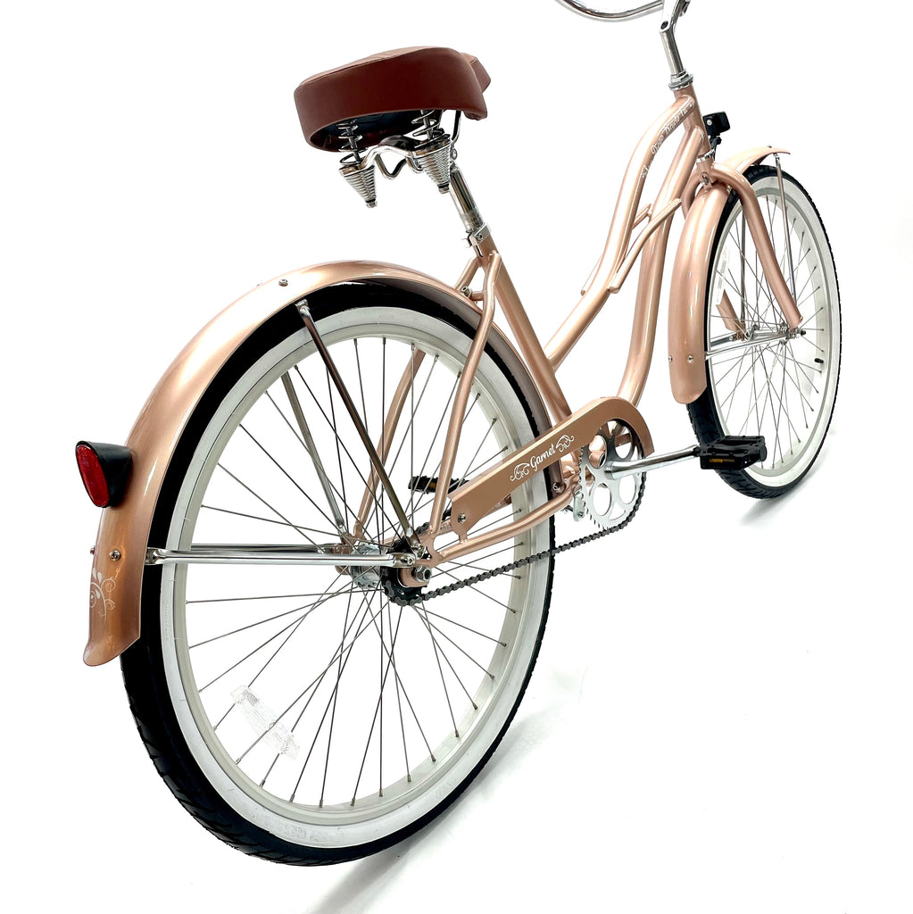 rose gold womens bicycle Ladies Garnet Beach Cruiser - Rose Gold