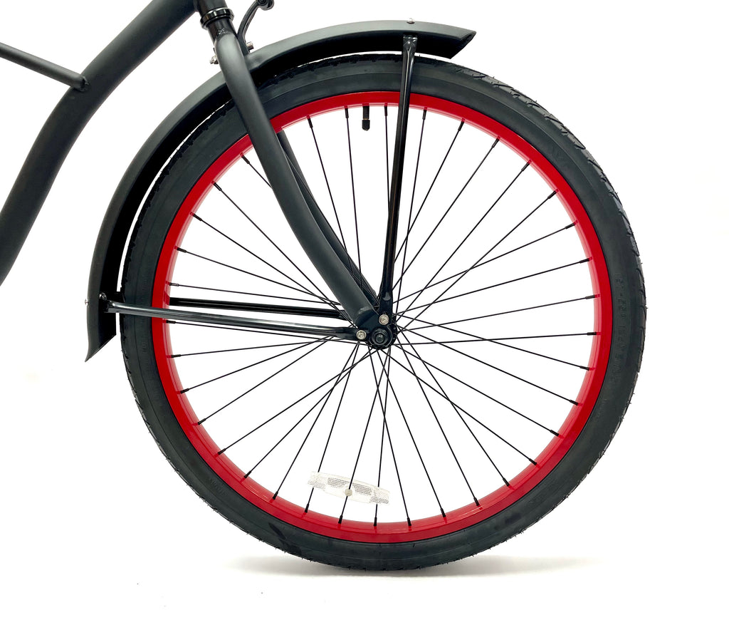 Men's Garnet Beach Cruiser Matte Black – San Diego Bicycle Company