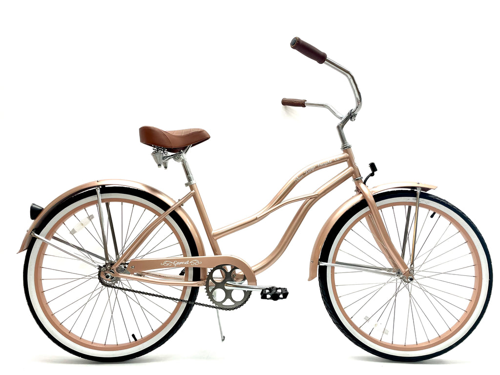 fahrrad rose gold Ladies Garnet Beach Cruiser - Rose Gold