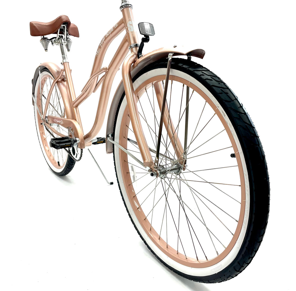 Ladies Garnet Beach Cruiser - Rose Gold