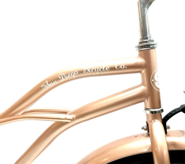 rose gold womens bicycle Ladies Garnet Beach Cruiser - Rose Gold
